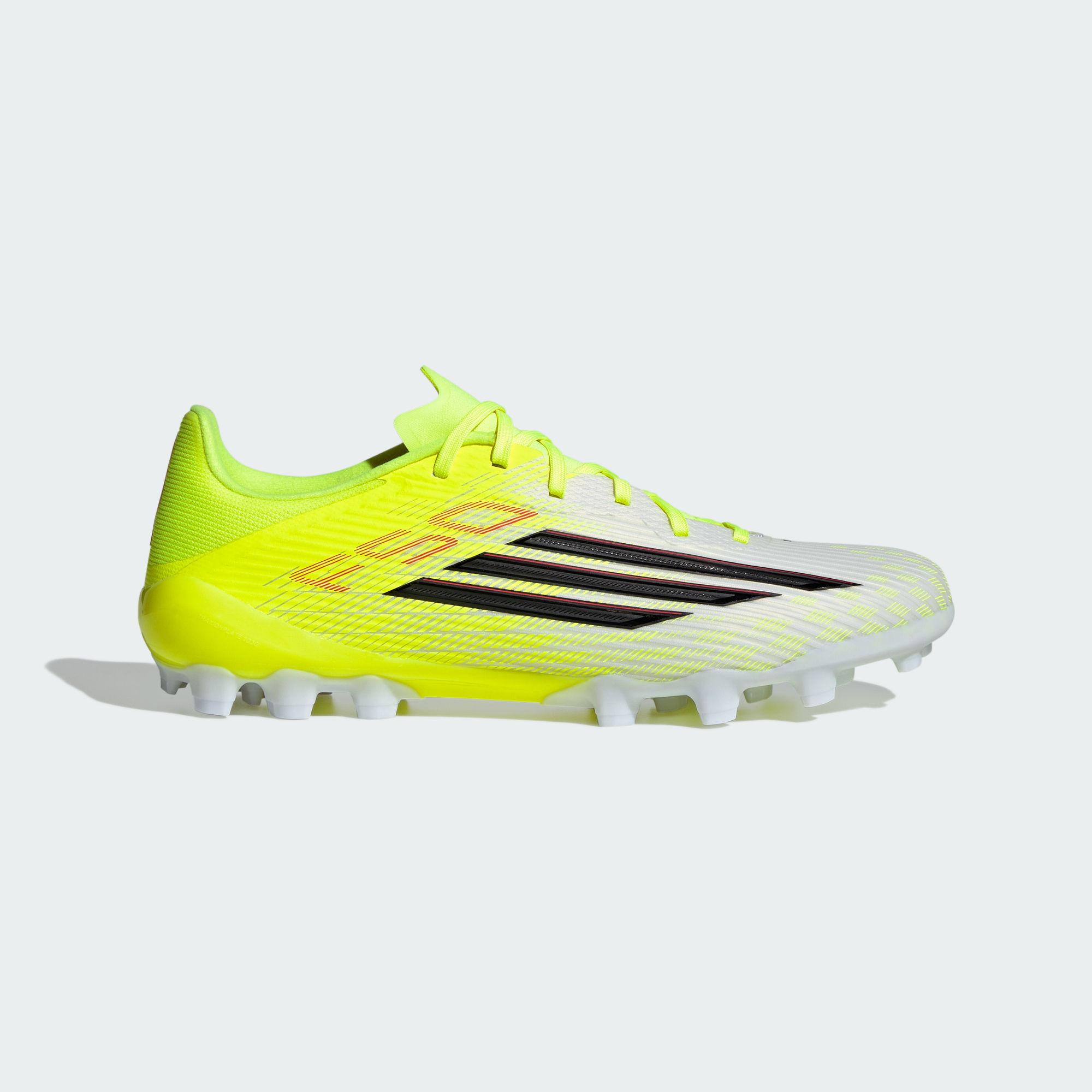 Adidas F50 League Soccer Shoes Unisex Neon Yellow Black 41