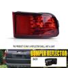 Red Bumper Reflectors Set For 03 04-05 Toyota Rear 4Runner Right Passenger Case