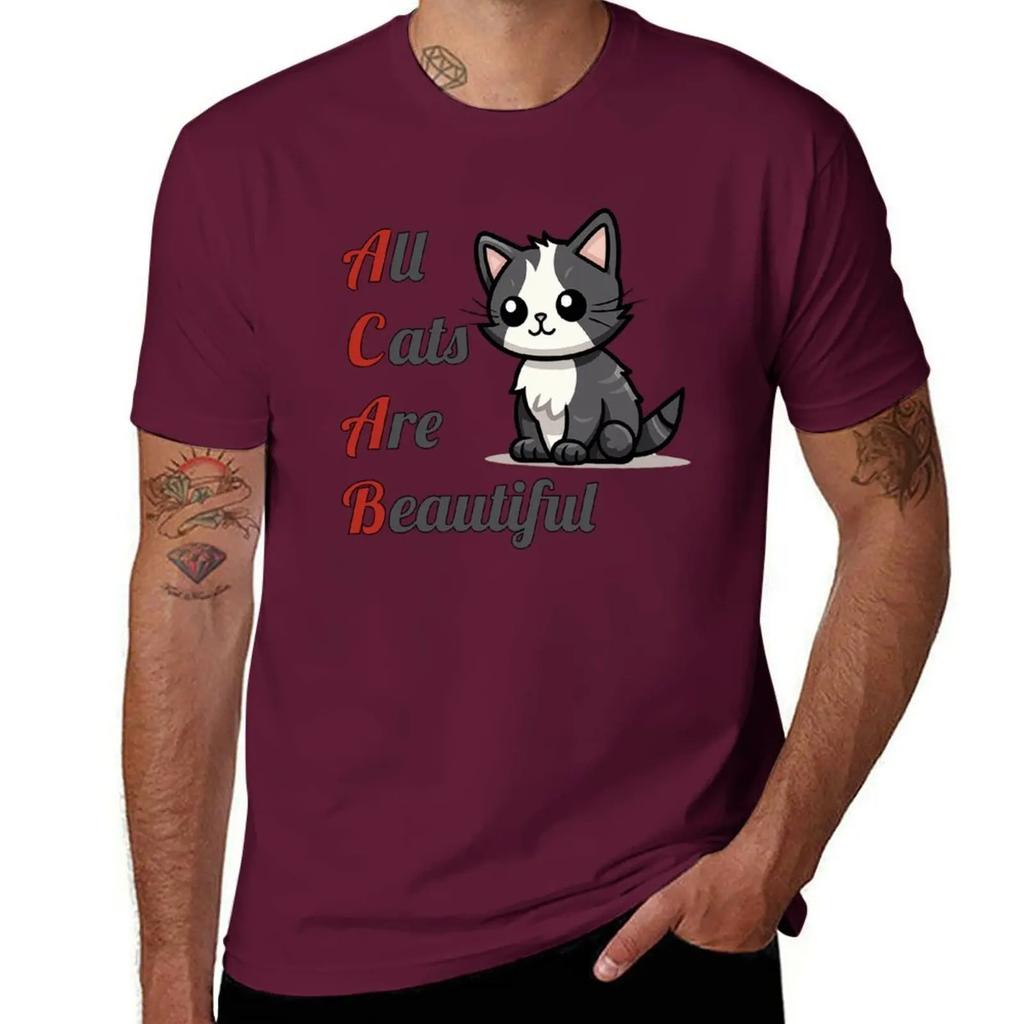All Cats Are Beautiful TShirt plus sizes basketball graphic tees customizeds shirts graphic tee men