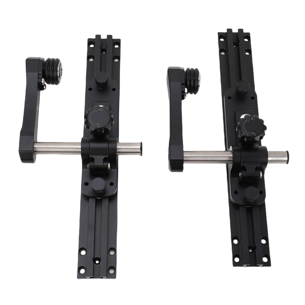 Table Saw Press Push Guide Aluminum Alloy Adjustable Roller Guide Table Saw Press Feeder for Woodworking Mechanical