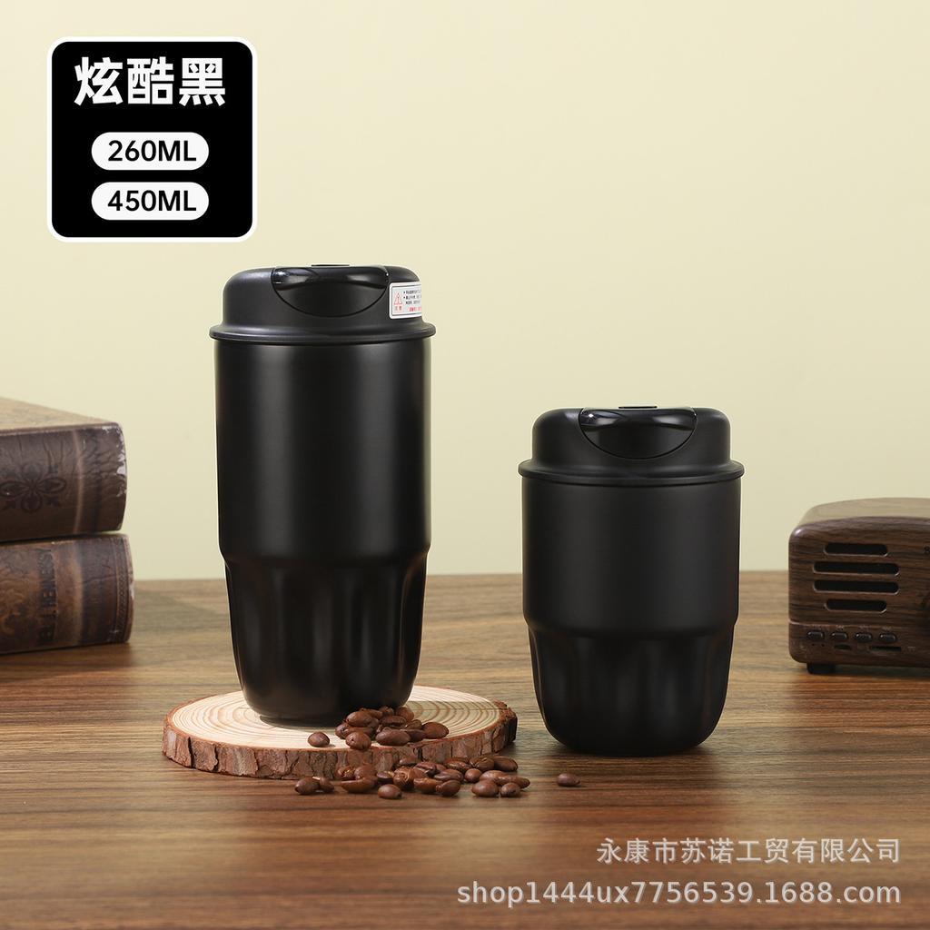 260/450ml 316 Stainless Steel Coffee Cup Travel Portable Mini Insulated Mug for Men and Women High-Quality Gift Water Bottle