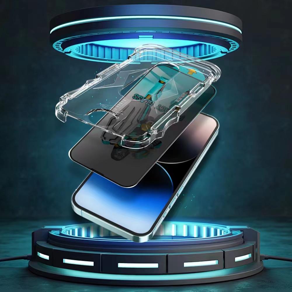 

JRNLT Anti-spy Screen Protector for iPhone 14 Pro,28 Degree Anti-peep Phone Tempered Glass Film Type A