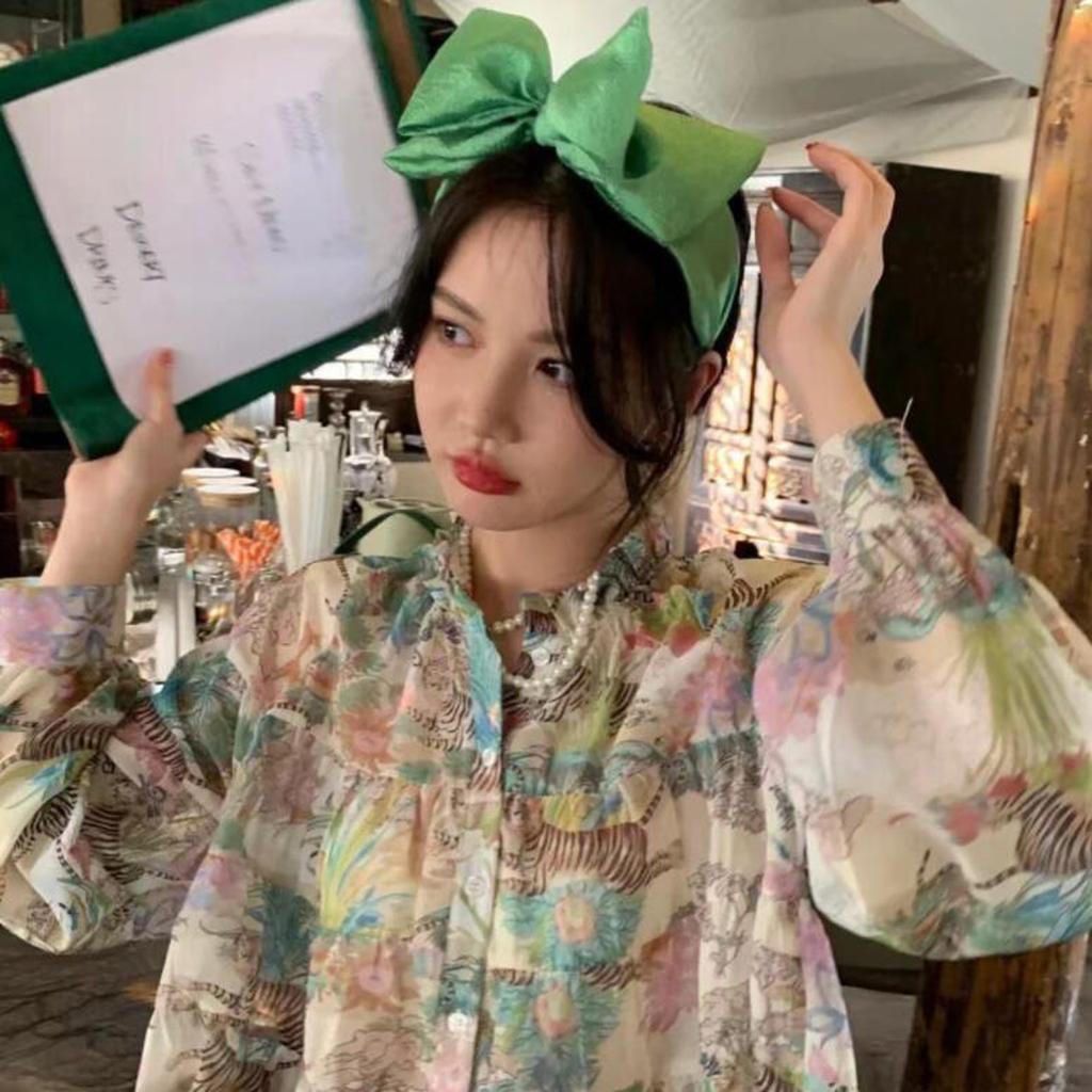 PROLY New Fashion Women Headband Double-layer Big Bowknot Hairband Wide Side Headwear Girls Summer Turban Hair Accessories