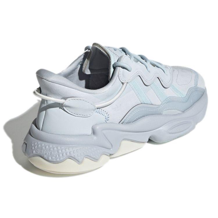 Adidas Originals Ozweego Mesh Casual Shock Absorbing Non-Slip Durable Low-Top Sports Shoes Women Sneakers Blue GY1037