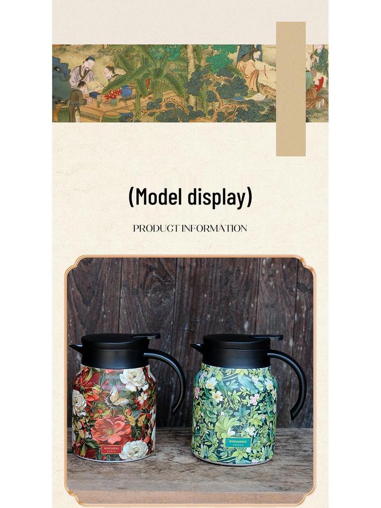 Chinese Teapot: Large-Capacity Insulated Stovetop Tea Maker with Tea-Water Separation for Traditional Brewing