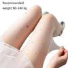 Fashion Forward Colorful Heart Dot Pattern Silk Hosiery Pantyhose Elegant Stretch See Through Tights Stockings for Women