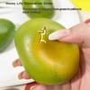 H1Pcs Colorchanging Mango Squeeze Ball Mango Stress Ball ASMR Sensory Anti Stress Fidget Toys For Kids & Adults
