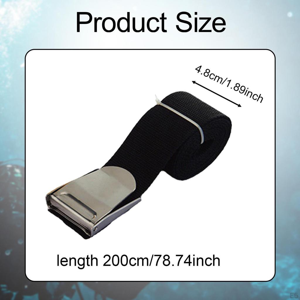 Adjustable Scuba Weight Belt with Quick Release Feature for Snorkeling Use