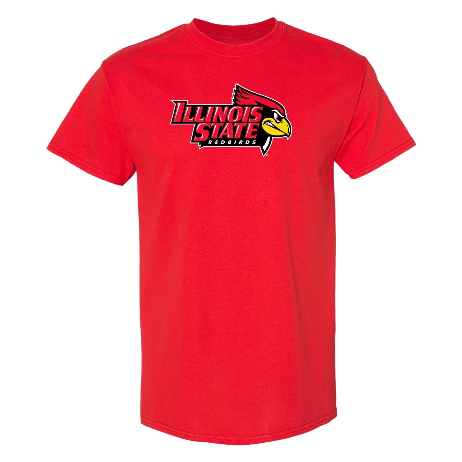 Illinois State Redbirds Primary Logo T-Shirt - Red M