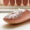 Sequined Babouche Bags Bridal Rose LL [dear Morocco] // // (26 cm)