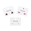 Korean Style 2-Hole Stud Earring Display Card - Simple Packaging Decoration