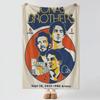 Music J-Jonas B-Brothers Throw Soft Warm Flannel Blanket, Multi-use Throw for Bed Sofa Office, Air Conditioning Nap Blanket