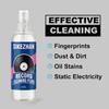Record Cleaner Kit with 65ml Spray, Anti-Static Velvet Brush & Stylus Cleaning Tools for Safe Vinyl Turntable Use