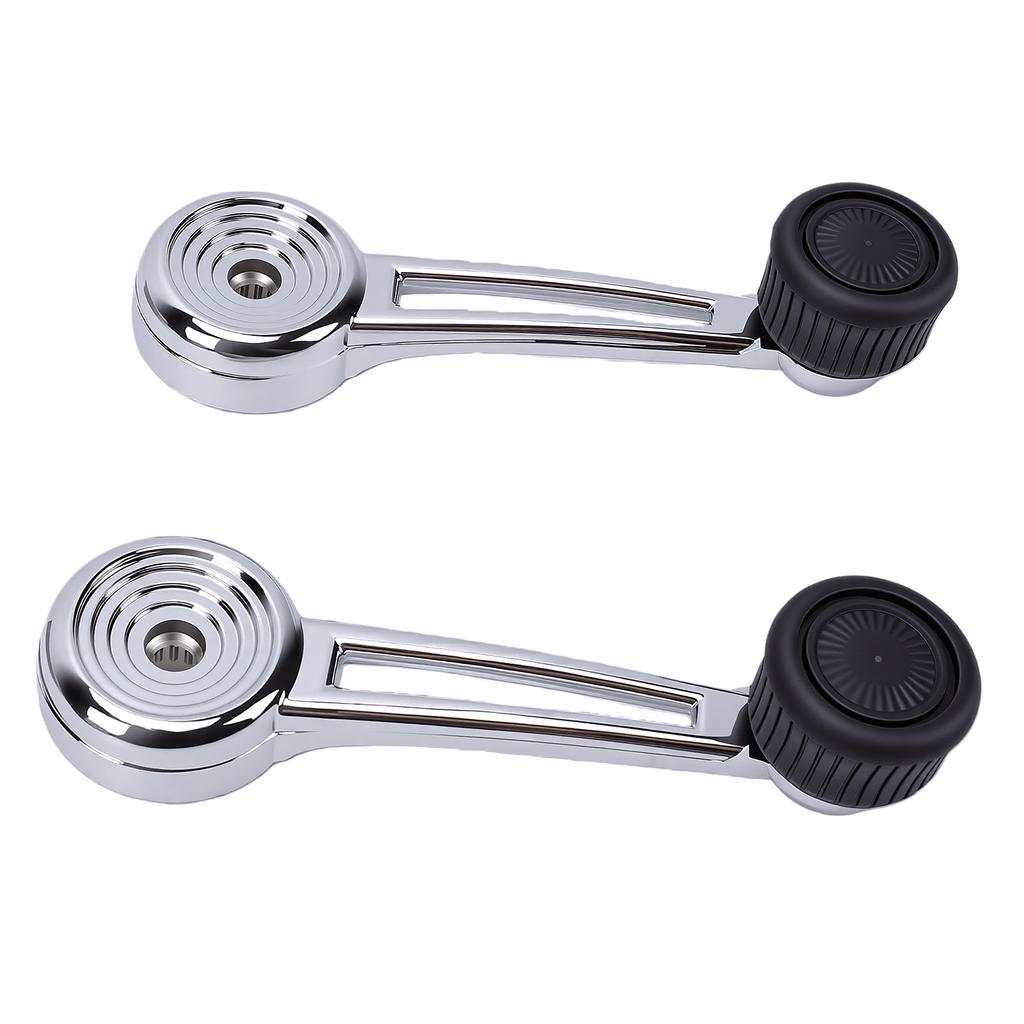 2pcs Interior Door Window Crank Handle Replacement for Bronco E 100 E 150 E 250 E 300 E 350 F 100 F 250 F 350 D4TZ