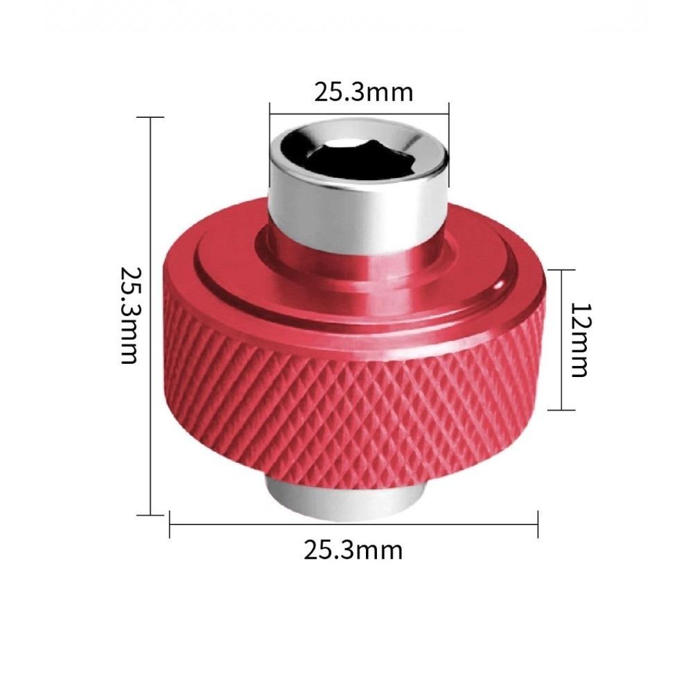 

Портативная магнитная отвертка с коротким стержнем, зажимы из алюминиевого сплава, мини-гаечный ключ, многофункциональный инструмент для ремонта, ремонтные детали красный