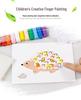 Preschool Art & Craft Materials: DIY, Finger Painting & Coloring Fun Set