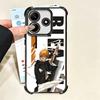 Anime Bleach Desgin Plating Phone Case For Xiaomi Poco X5 X6 X7 X8 Pro Max F8 Ultra F7 M8 M7 M5S Redmi 15C 15 14C 13C 13 X3 12C