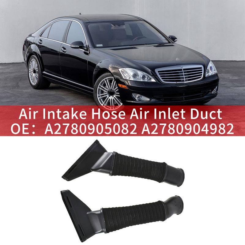 

Left+Right Engine Air Intake Hoses A2780904982 A2780905082 for Mercedes-Benz W222 S350 S320 S300 S500 S600 S63 2015-2022