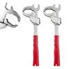 1/2Pcs Bathroom Wrench Multi-Head Interchangeable Socket System Double-Head Pipe Wrench with 86mm Adjustable Mouth Faucet Valve Repair Tool