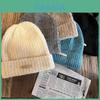 Warm Knit Hat For Women With Solid Color Design For Winter Casual Warmth