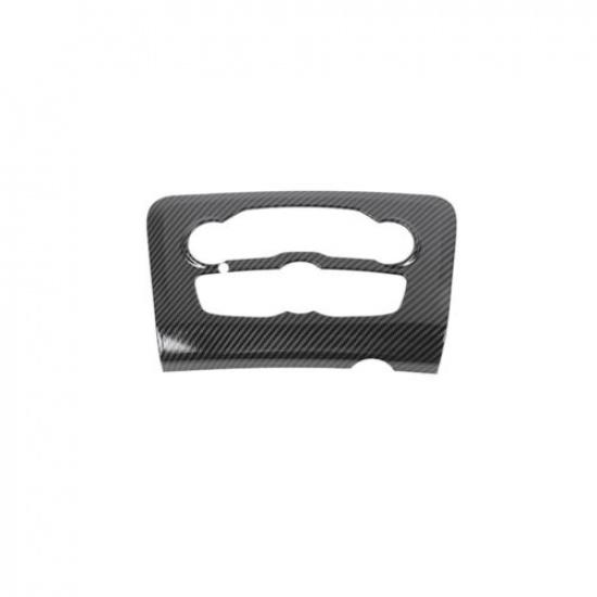 Carbon Fiber Air Conditioner Switch Panel Trim Bezel for Dodge Charger 2015-