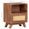 VidaXL Table de Chevet Table de Nuit Armoire de Chevet Armoire de Lit Chambre à Coucher Maison Intérieur 40x30x50 cm Bois de 323597