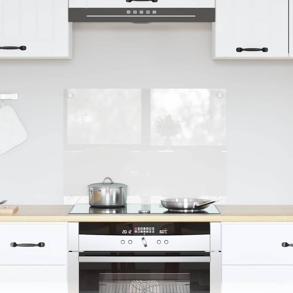 Transparent Kitchen Backsplash 70 X 50 Cm Tempered Glass