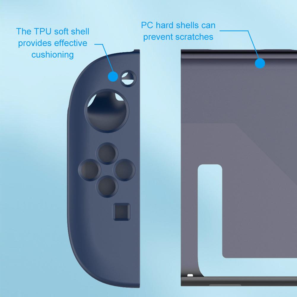 For NS2 PC Console Protective Case with Screen Film Split TPU Protective Cover Anti-Fall Gamepad Protect Shell Gift for Friends