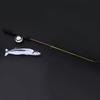 Plastic Simulation Telescopic Pet Cat Funny Teaser Dangler Rod Stick with   Catnip Interactive Training Toy