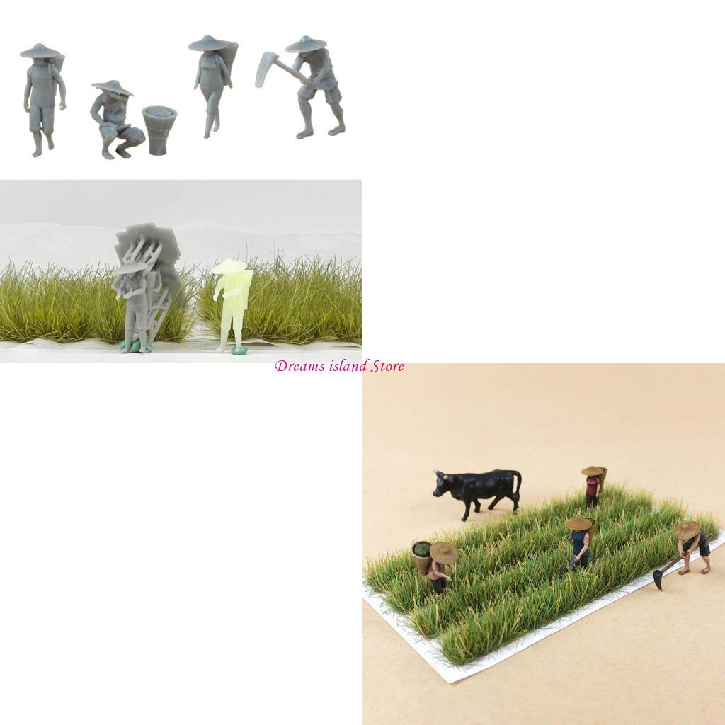Lifelikes 1 Scale Resins Figurines for Miniature Farm Scene Enthusiasts HX6C