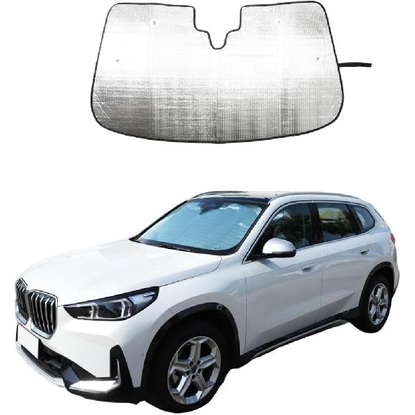 

Car Windshield Sun Shade for BMW X1/iX1/X2/iX2 2023-2024 Car Foldable UV Ray Reflector Auto Front Window Glass Sun Shade, UV Rays Sun Visor Protector Style B