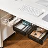 Slide Buckle Under Desk Drawer Organizer Space Saving Multipurpose Hidden Office Organizer Underwear Case Stationery