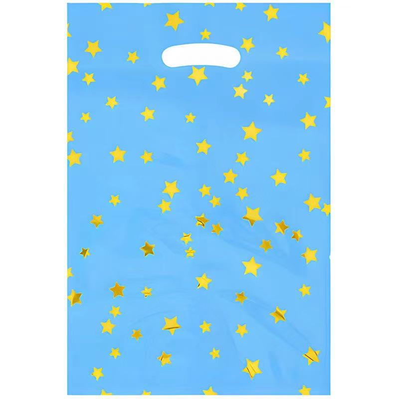 

Средний однотонный пакет из алюминиевой фольги для конфет с рисунком звезды для вечеринки