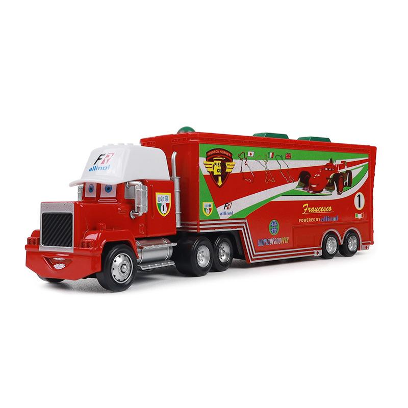 Pixar Cars 3 2 Giocattolo Jackson Storm Saetta McQueen Camion Auto Chick Hicks King Camion Luigi Regalo di Compleanno per Bambini