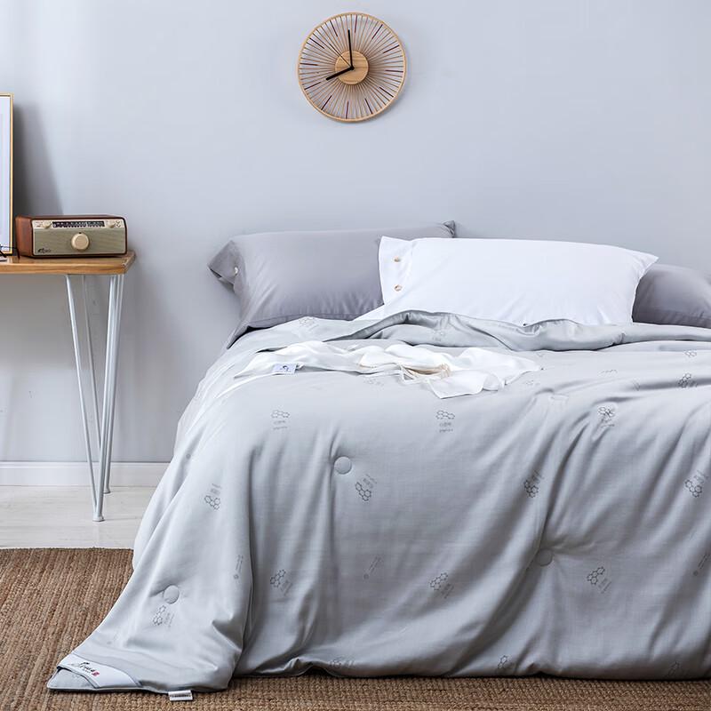 Canhua Niangniang Stone Rhyme Ink Shadow Mulberry Silk Duvet