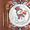 Christmas Gingerbread Man Napkins Merry Christmas Decorations for Home 2025 Navidad Natal Xmas Snowflake Snowman Paper New Year