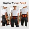 Cordless Heated Vibration Waist Belt Massager Lumbar Decompression Lower Back Brace Muscle Relax Support for Back