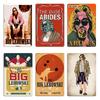 The Big Lebowski Retro Poster Birthday Party Gifts Officially Licensed Merch Metal Plaques Pub Customize Garage Tin Sign Poster
