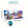 K-Pop Shadow Legends Color Mouse Pad Large Gaming Table Cushion Non-slip Laptop Tablet Big Mousepad XXL Mat Mini PC Playmat With Lock edge