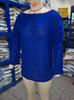 Top a Maglia Rete Autunnale da Donna - Maglione Sexy Trasparente Girocollo