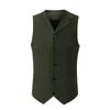 Gilet da Uomo a Spina di Pesce Slim Fit Monopetto per Matrimonio e Testimone