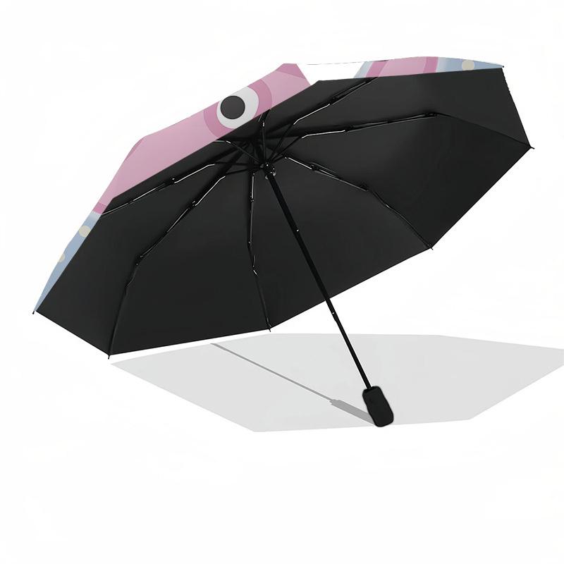 Peppa Pig, Automatic Opening and Closing, 8 Rib Structure Portable Umbrella, Suitable for Men and Women In All Seasons Perfect Gift for Ho