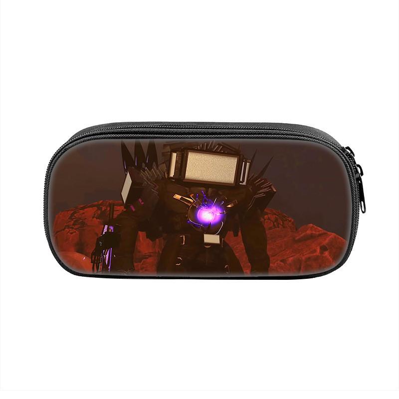 

Skibidi Toilet Pencil Case With Nylon Material For Kids And Students Color10