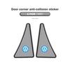 For Volkswagen VW 2Pcs Car Door Corner Cover Anti-collision Protection Sticker Scirocco Jetta Beetle Golf 4 5 6 Passat Polo B5 Sk0