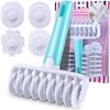 Cake Land 4-in-1 Multifunctional Dough Cutter Adjustable Width 1.5-12cm Baking Pastry Scorer 16.5x14x3.5cm Blue
