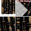 2D FLAT PRINTING 2pcs Curtains (Without Rod) Egyptian Symbols Illustration Modern Curtains Polyester Easy Install Curtains Art