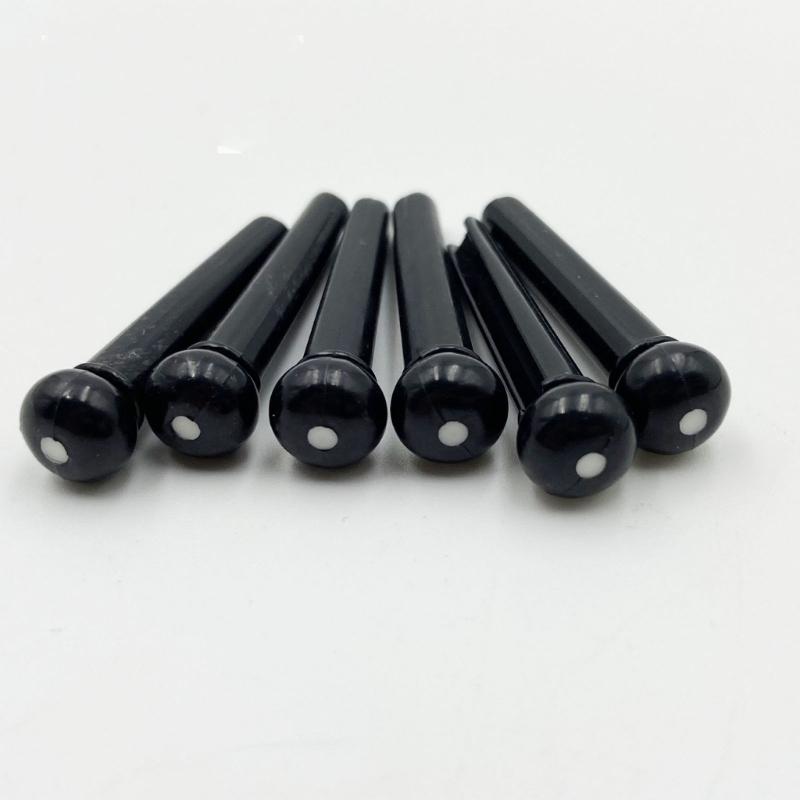 Durability ABS Material Acoustic Guitar Bridge Pins With Improved Vibration Transfer For Clear Tones