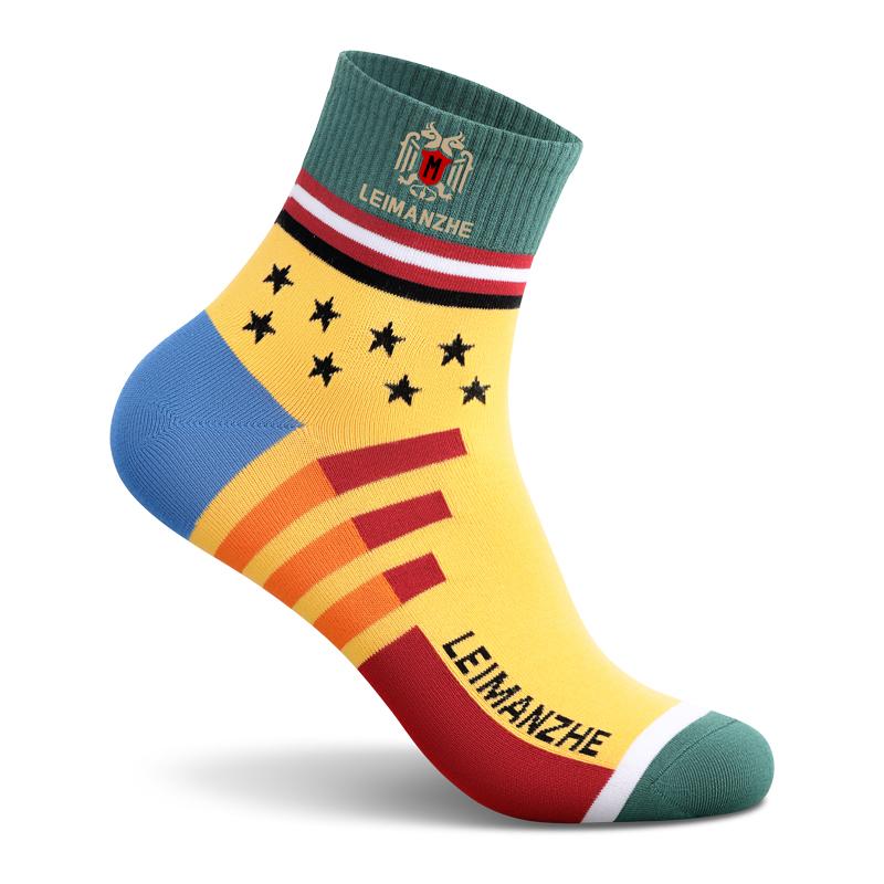 LONGFEI Designer Custom Logo High Quality Socks Manufacturer Men's Women Fashion Cotton Crew School Sport Socks