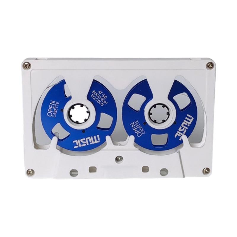 Retro Metall Spulen-Kassettenband 45 Minuten beidseitig Aufnahmeband für Audiophile und Retro-Sammler