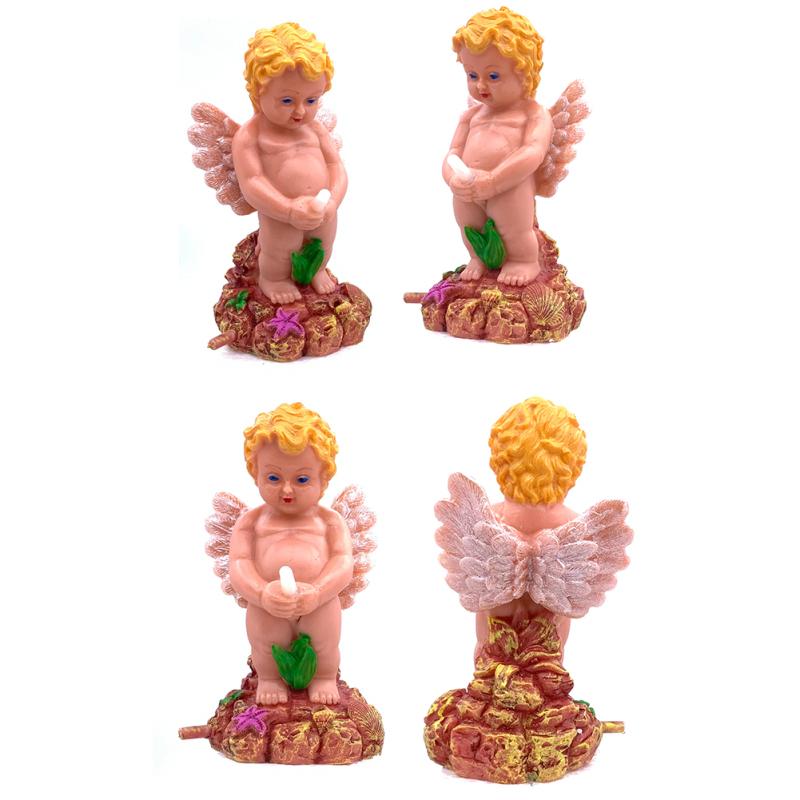 Creative Angel Artificial Ornaments Air Pump Resin Crafts Fish Tank Aquarium Decoration Accessories